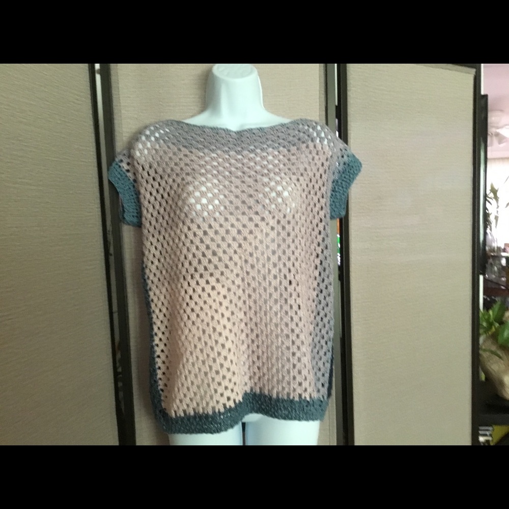 Handmade crocheted top